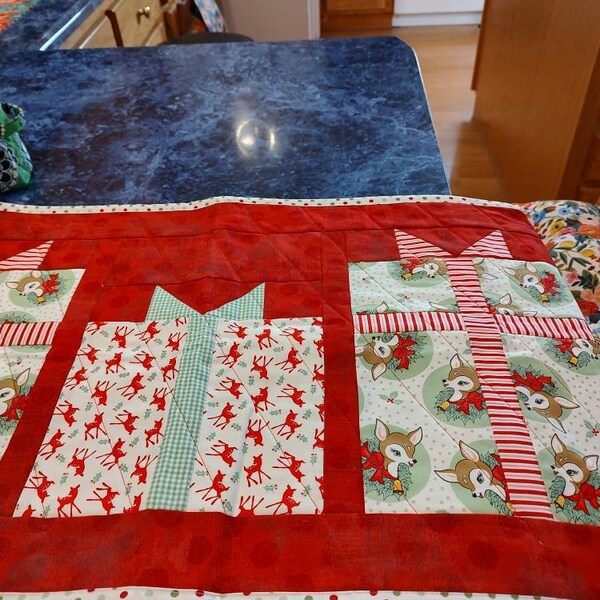 Holiday Home Quilted Table Topper NCU0NTD308 main image 0
