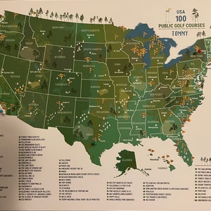 North America Push Pin Map North America Map USA Map Canvas | Etsy