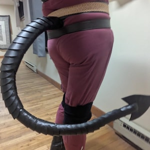 Dragon Tail,Succubus Tail,Bat tail Costume,tail Cosplay Costume,Vampire Costume,Demon Tail,Black tail,Halloween Costume,Black Angel tail