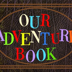 Adventure Book up to Print in English and Spanish, Our Adventure Book up Svg  AND DFX FILE 