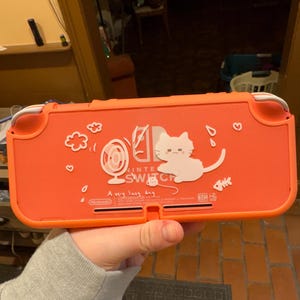 Starry Forest Cute Cat Nintendo Switch Lite Case, Kawaii Switch