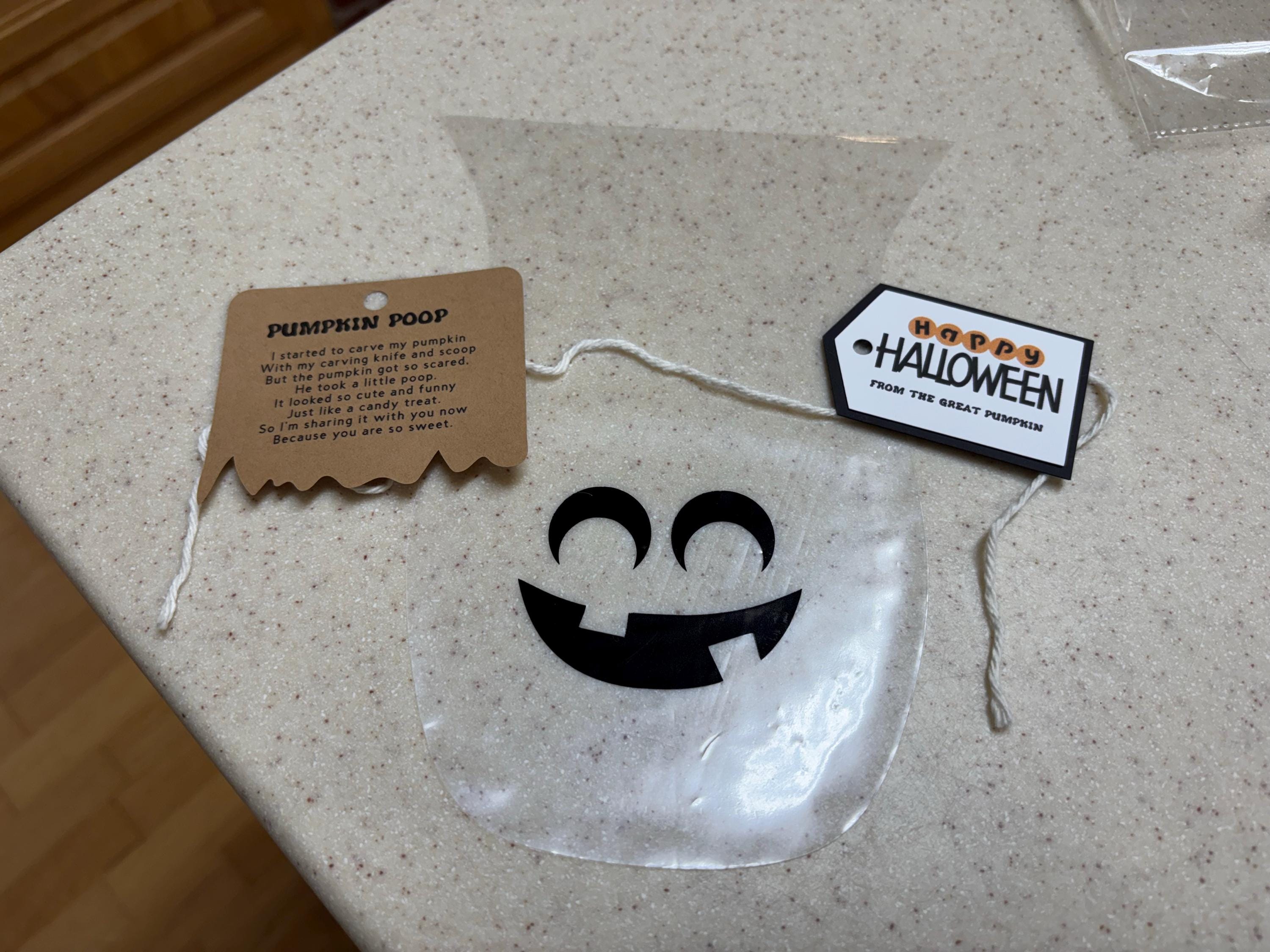 Halloween Party Favors For Kids, Halloween Favors, Halloween Favor Tags, Halloween Treat Bags For Class, Pumpkin Poop
