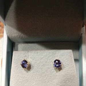 14k Gold Butterfly Backings & Sterling Silver Basket Settings Heart Cubic Zirconia Simulated Sapphire Stud Earrings 1.50ctw 14k Gold Butterfly Backings & Sterling Silver Basket Settings Heart Cubic Zirconia Simulated Sapphire Stud Earrings 1.50ctw
