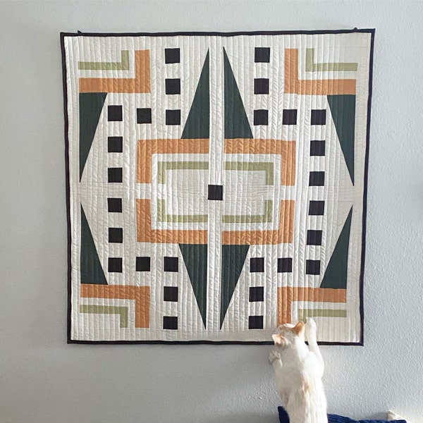 Grow Wild Modern Quilt Pattern | Digital Sewing Instructions | Beginner ...