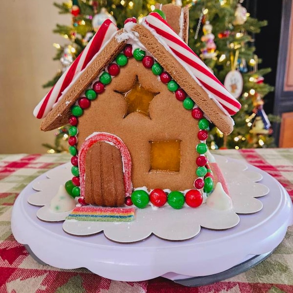 Two story Gingerbread House Template Etsy Two story Gingerbread House Template Etsy