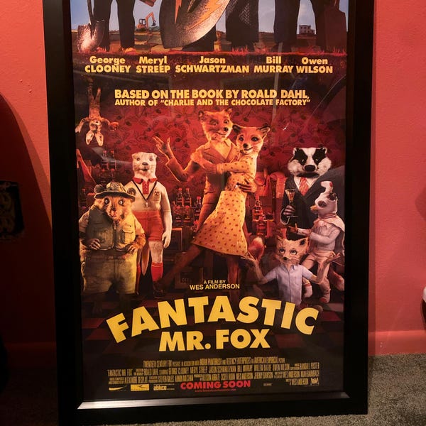 Fantastic Mr. Fox Movie Poster - Etsy