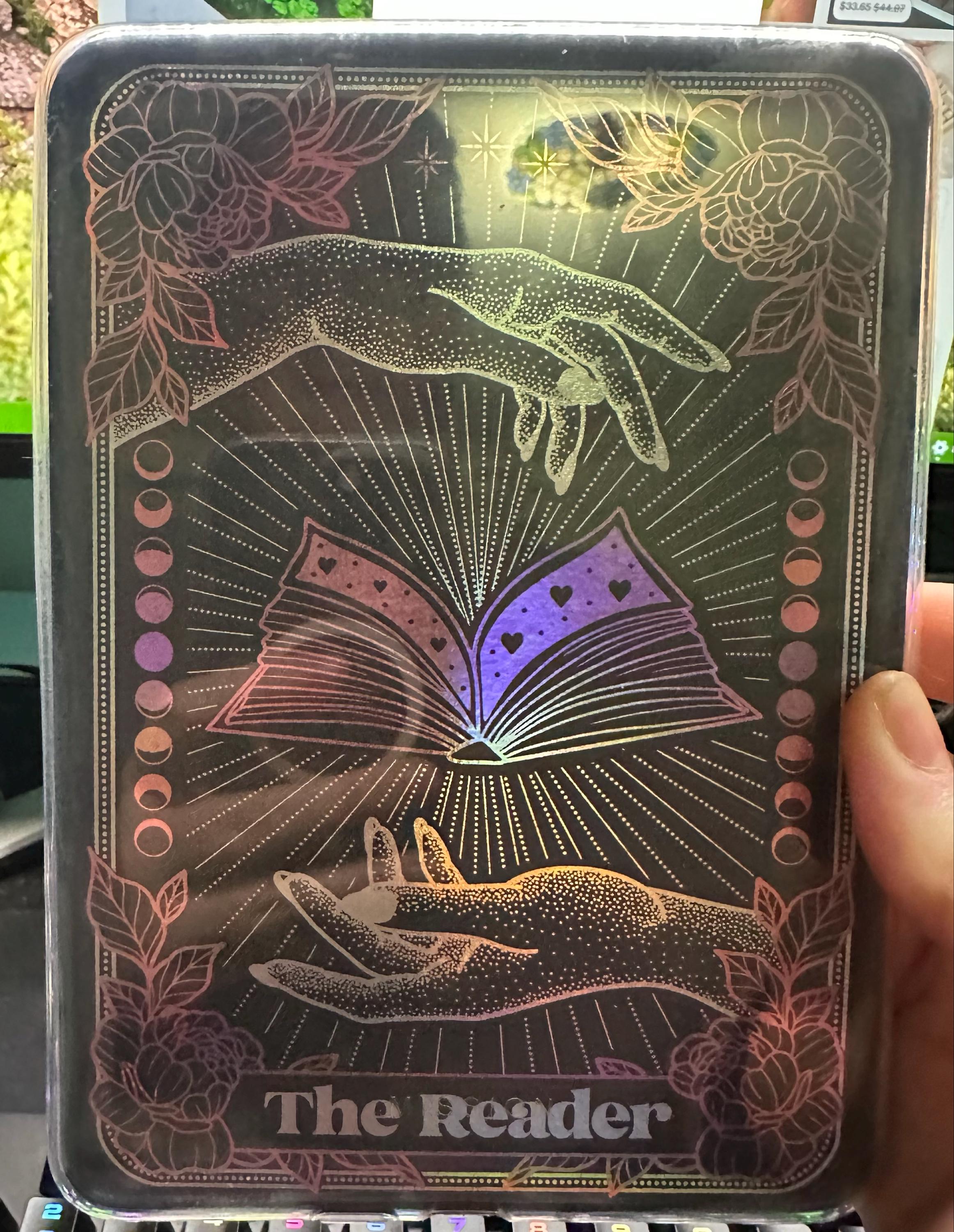 The Reader Tarot Card Kindle Paperwhite Clear Case Insert