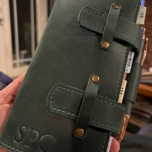 Hobonichi Weeks Cover Leather Cover for Bible, Personalized Notebook ...