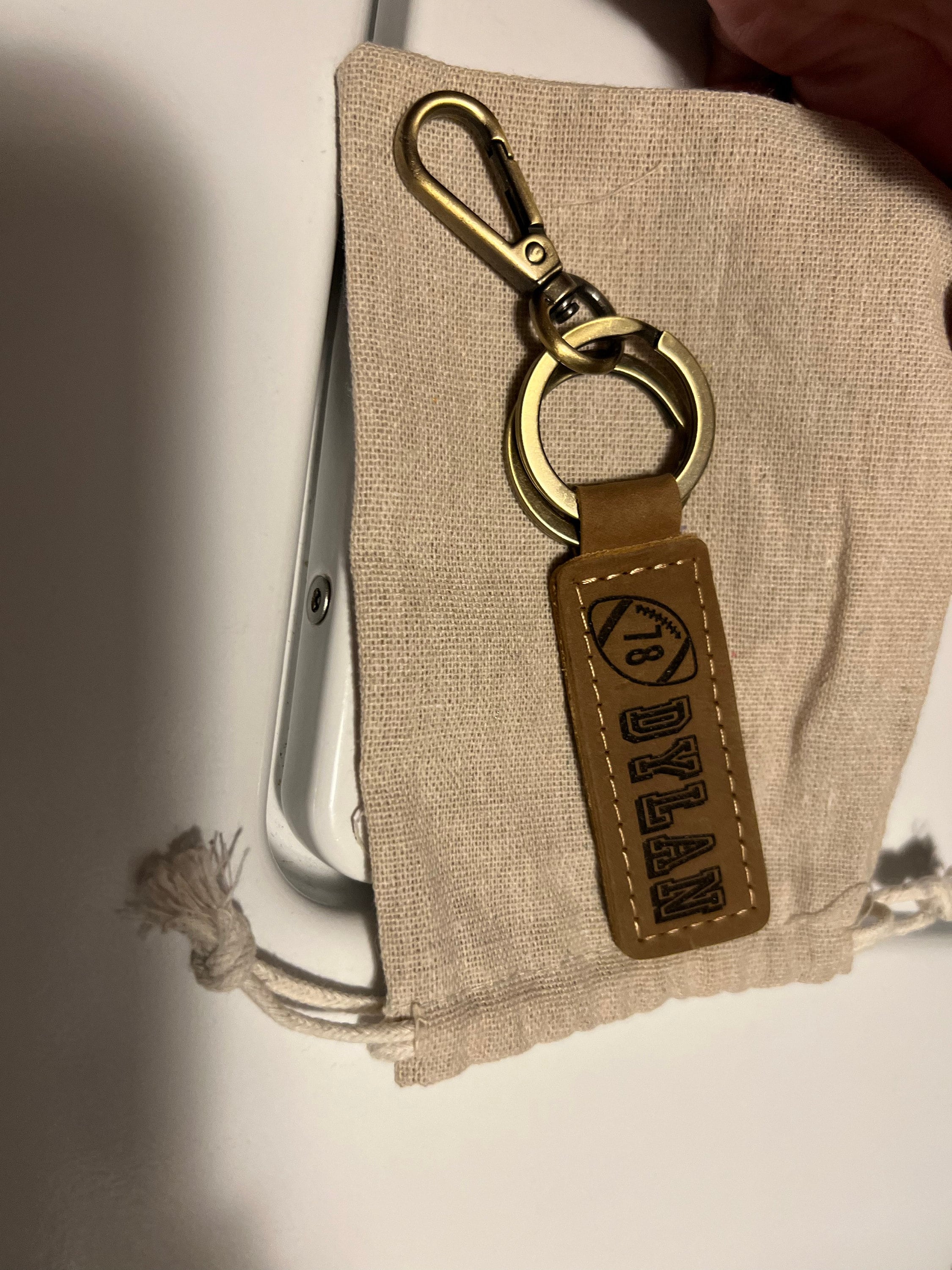 FOOTBALL KEYCHAIN, CHRISTMAS Gift