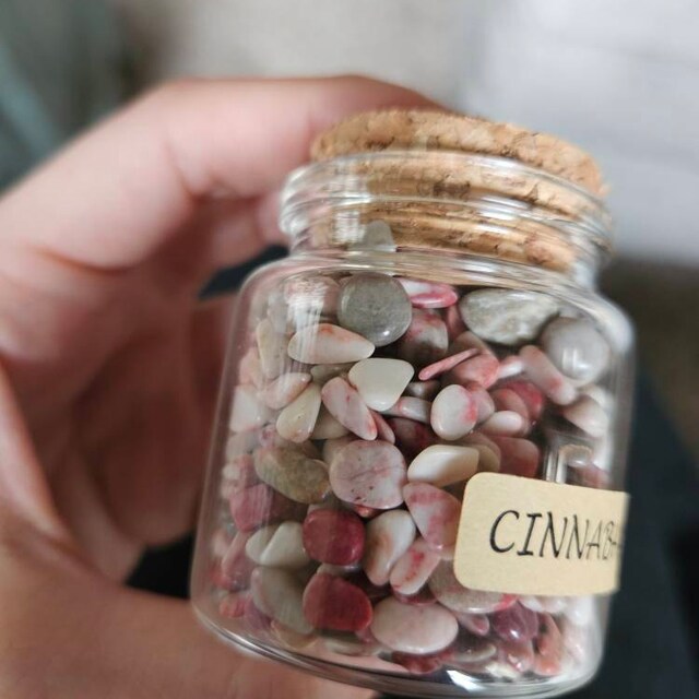 Cinnabar Chips – Gemstone Chips – Crystal Semi Tumbled Chips