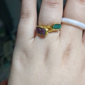 Customer photo from anikakrempl, Raw Crystal Ring Mystery Box! 3 Ring Set