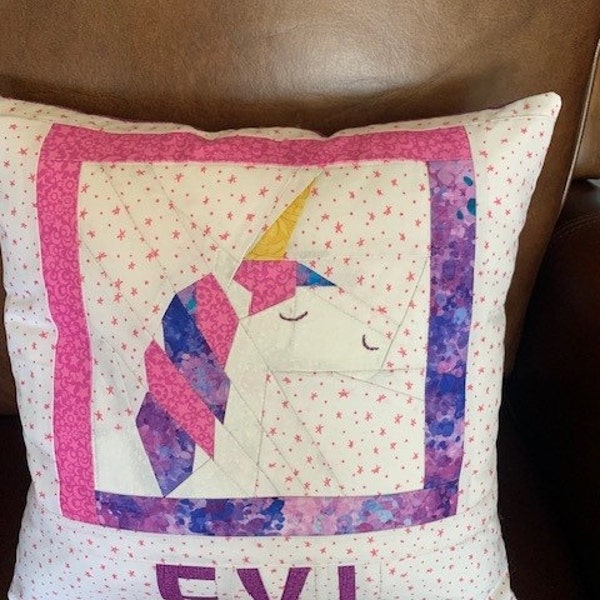 Unicorn Paper Piecing Pattern in PDF - Etsy