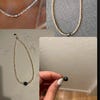 Donut Bottle Pendant Necklace With Mother Of Pearl