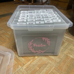 Precut Home Filing System LABELS Home Office Home | Etsy