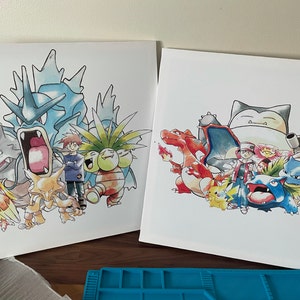 Pokémon Trainers: Red Canvas Wall Art