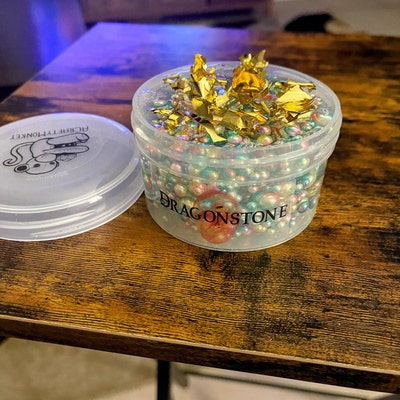 Dragonstone, Clear Slime, Dragon Slime, Beaded Slime, Rainbow Slime