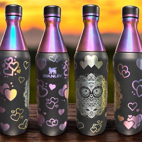 Personalized Laser Engraved Stanley 40oz Quencher Flowstate H2.0 ...