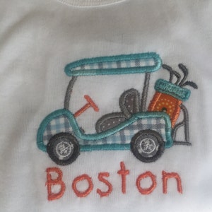 Applique Tilly Bubble - Golf Cart