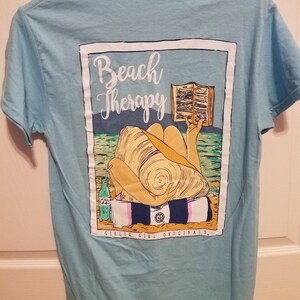 Girlie Girl Originals 'Create Your Own Sunshine' T-Shirt - Scuba Blue, Short Sleeve, Small - Sunflower Design