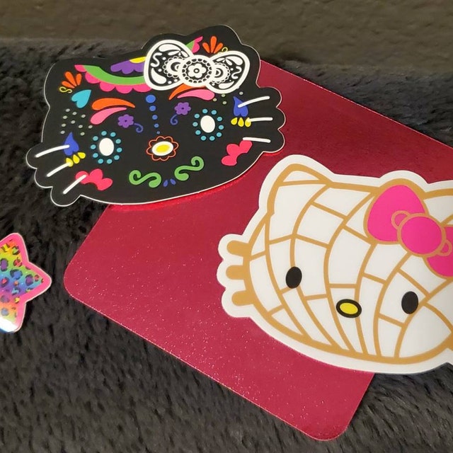 Hello Cat, Kawaii Kitty, Cute Kitty, Sticker, Concha, Pan Dulce -   Canada