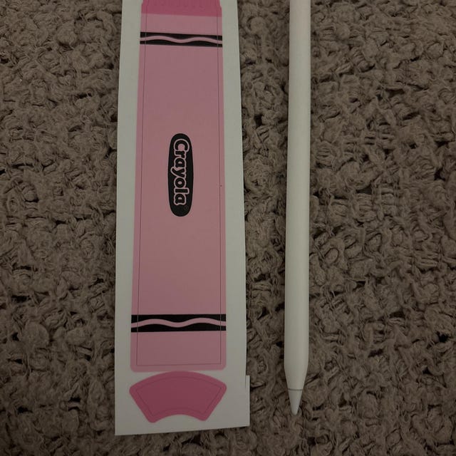 クレヨン風シール❤️Apple Pencil第2世代専用 Apple Pencil 第2世代 専用スキンシール アップル アップルペンシル
