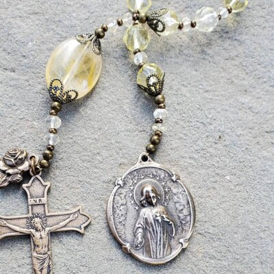 BEST SELLER Chaplet of Divine Mercy Handmade Vintage Catholic - Etsy