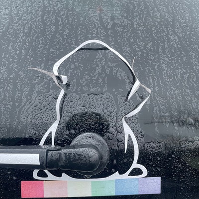 Dog Wagging Tail Rear Window Decal - Etsy