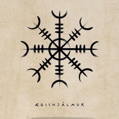 RUNES Poster ÆGISHJÁLMUR VEGVÍSIR Antique Prints Set of - Etsy