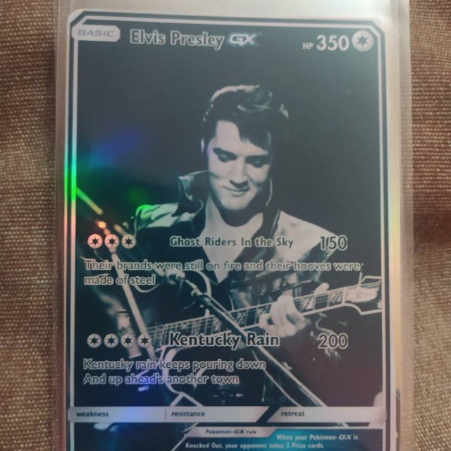 Rick Astley Pokemon Card First Edition Full Holographic 