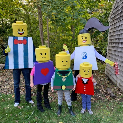 Costume Tutorial: LEGO Inspired Child Minifigure Costume DIY Patterns ...