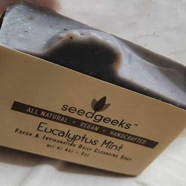 Eucalyptus Mint Soap | Vegan Essential Oil Handmade Soap With Shea ...
