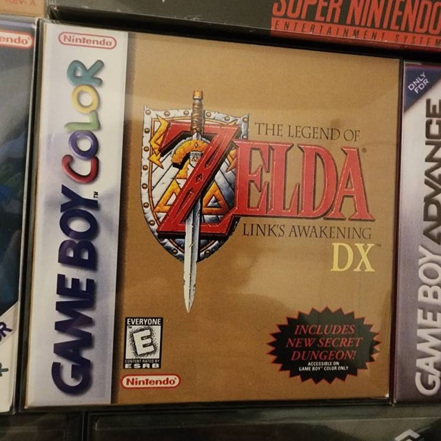 Zelda Link's Awakening DX - Reproduced Replacement Box