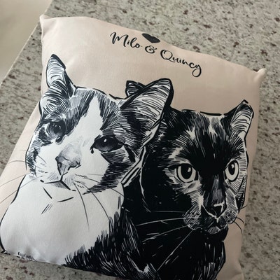Custom Dog Pillow, Personalized Dog Pillow, Custom Pet Pillow, Cat ...