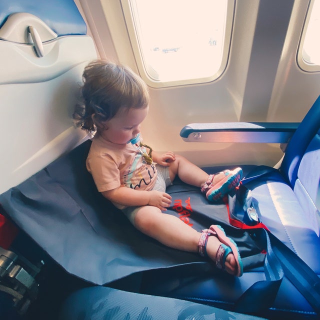 Flugzeug Sitzverlängerung Kinder, AceList Flugzeug Fußstütze für