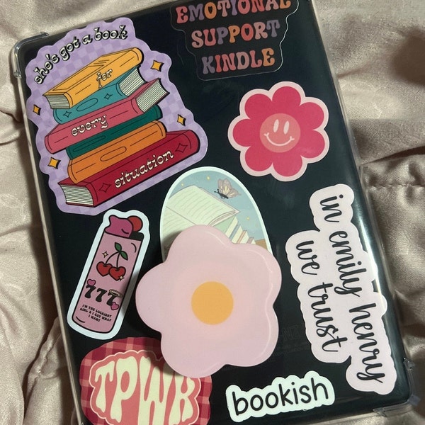 Emily henry sticker beach read book lovers pwmov happy place funny