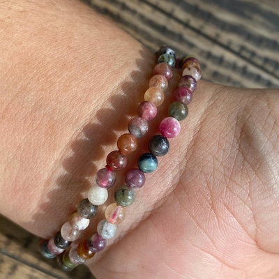 Wholesale Lot 6 Natural Amazonite Bracelets (6mm) – Blue Crystal Healing Stretch
