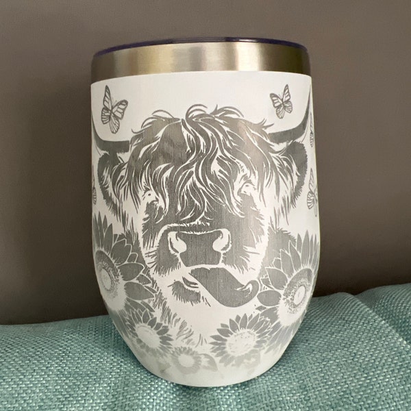 Vixar Personalised Ug With Your Text Nae Highland Scottish Cow Far