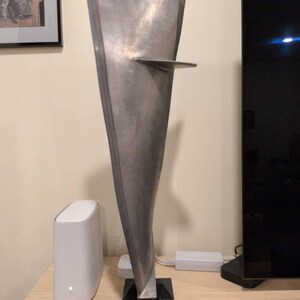 Boeing 747 / 676 Titanium CF6 Jet Engine FAN Blade. Pilot Gift