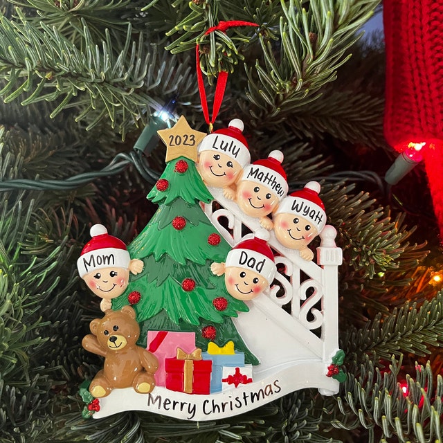 We made these cute ornaments today for family gifts! My mo…