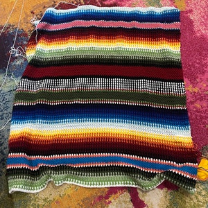 Turquoise Serape Crochet Tank Turquoise Serape Crochet Tank