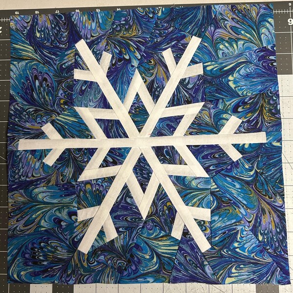 Snow Globe Digital Paper Piecing Pattern | Winter FPP Block for ...