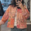 Handmade Cotton Patchwork Jacket: Reversible Quilted Boho Coat - Etsy