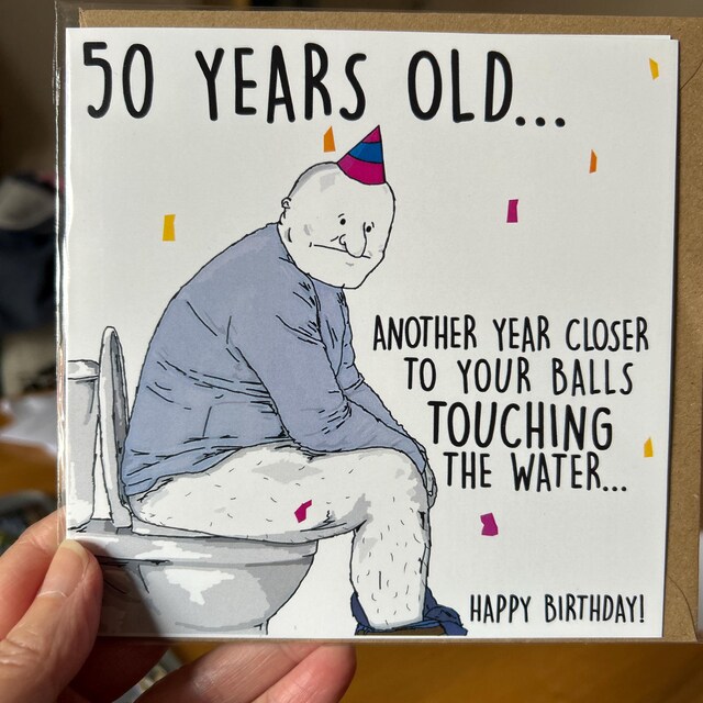 60th Birthday Card For Men Women Funny Rude Joke