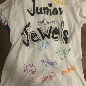Junior Jewels T-shirt, Taylor Swift, You Belong With Me Shirt From ...