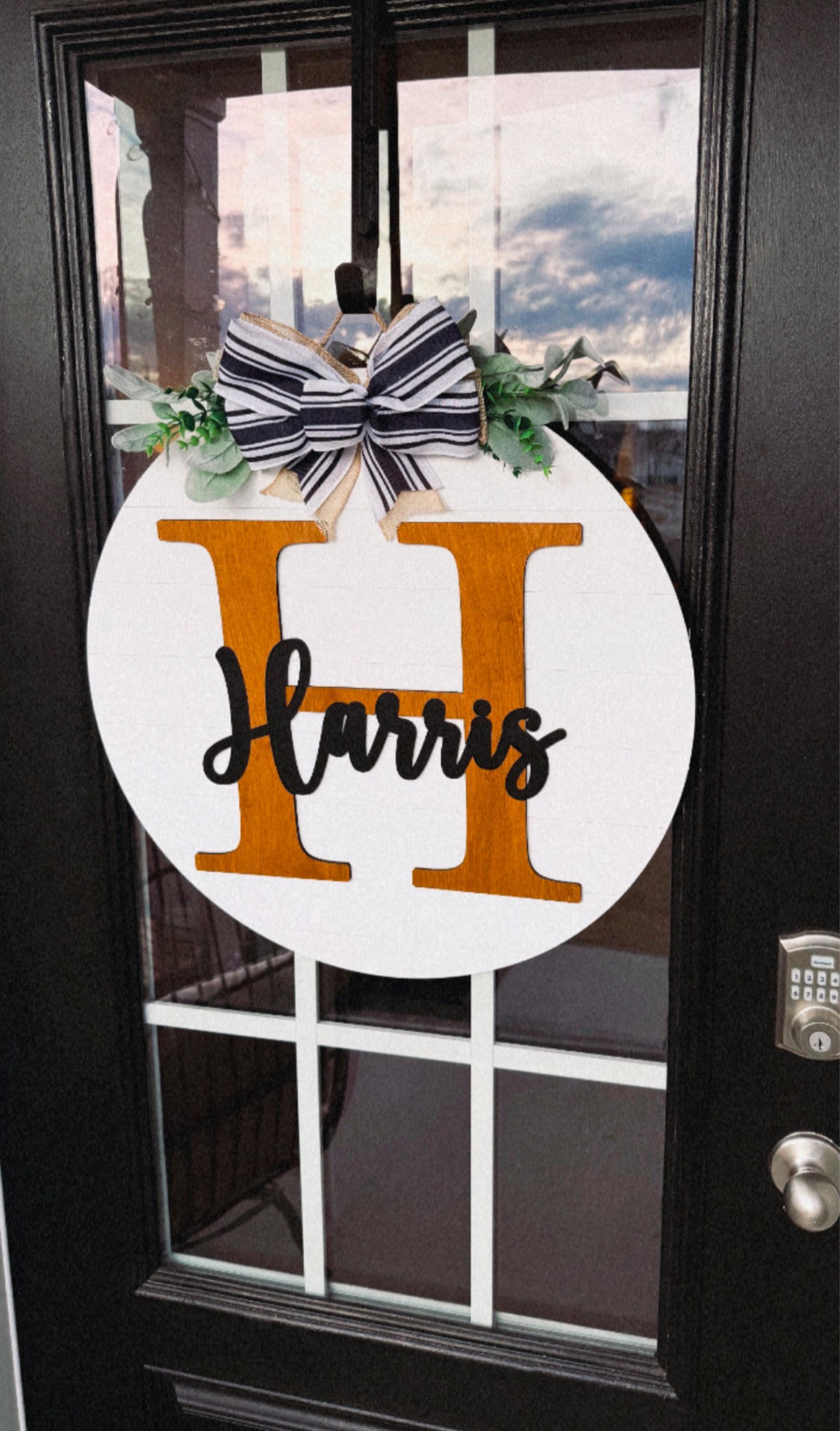 Last name front door sign|Last name door sign|Welcome sign|Last name sign|Welcome sign with last name|Family name door sign|Family wood sign