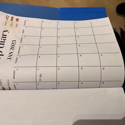 2024 Poop Calendar,stool Tracker,bristol Chart,bowel Movement Journal,poop Tracker Printable ...
