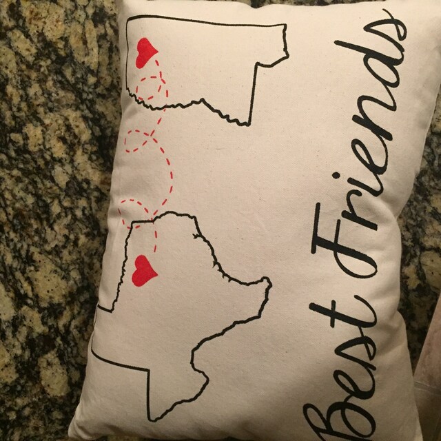 State to State Long Distance Best Friends Gift – AbbyKate Home