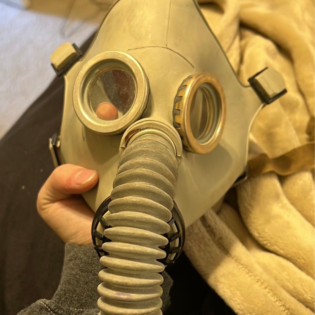 Vintage Children Gas Mask PDF Gas Mask With Hose Small Gas