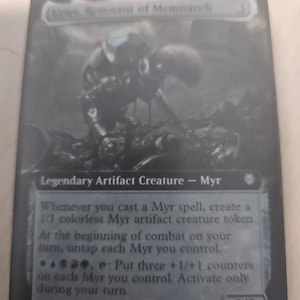 Urtet, Remnant Of Memnarch Commander Deck - 100 Card Myr & Artifact Theme MTG  Deck