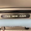 Vintage Office Sign Solid Cast Metal Sign Office Black & White Painted ...